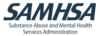 the official substance abuse and mental health services government logo